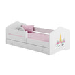 Letto per bambini FALA-ONE con barriera protettiva e cassetto contenitore