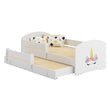 Letto per bambini LUK-MAX con letto supplementare 145 x 80 cm e materasso
