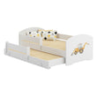 Letto per bambini LUK-MAX con letto supplementare 145 x 80 cm e materasso