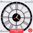 Orologio da parete classico in legno BusyKids