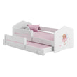 Letto per bambini FALA-MAX con letto aggiuntivo 145 x 80 cm e materasso