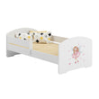 Letto per bambini LUK II con sponda di protezione - 140 x 70/160 x 80 cm