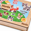 Puzzle educativo in legno con animali BusyKids - 30 pezzi