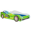 Letto per bambini AUTO con grafica e materasso - 140 x 70 / 160 x 80 cm