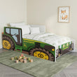 Letto per bambini FARMI con grafica e materasso - 140 x 70 / 160 x 80 cm