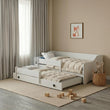 Letto per bambini ERYK-MAX con letto estraibile 145 × 80 cm e materasso