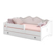Letto per bambini EMMA con barriera di protezione e cassetto contenitore