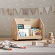 Libreria reversibile su ruote BusyKids - Natura