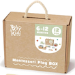 Box Giochi Montessori per bambini 6-12 mesi BusyKids