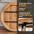 BusyKids tavolo rotondo in rovere massello