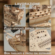 BusyKids Virata del Mare – puzzle 3D in legno con illuminazione