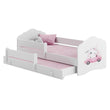 Letto per bambini FALA-MAX con letto aggiuntivo 145 x 80 cm e materasso