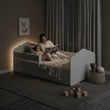 Letto per bambini FALA-ONE con barriera protettiva e cassetto contenitore