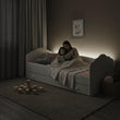 Letto per bambini FALA con cassetto contenitore - 140 x 70/160 x 80 cm