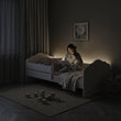 Letto per bambini FALA II con barriera protettiva - 140 x 70/160 x 80 cm