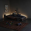 Letto per bambini FORMULA con grafica e materasso - 160 x 80 cm