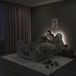 Letto per bambini KITTY con cassetto contenitore - 140 x 70/160 x 80 cm