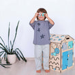 Casetta Montessori in Legno Natura Menta e Busy Cube set