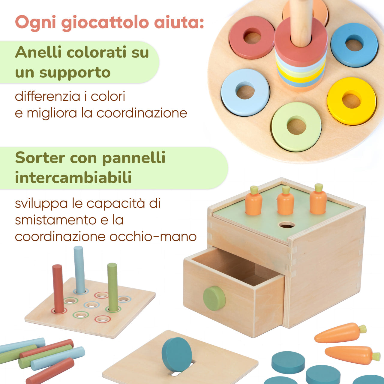 Box Giochi Montessori per bambini 12-18 mesi BusyKids –