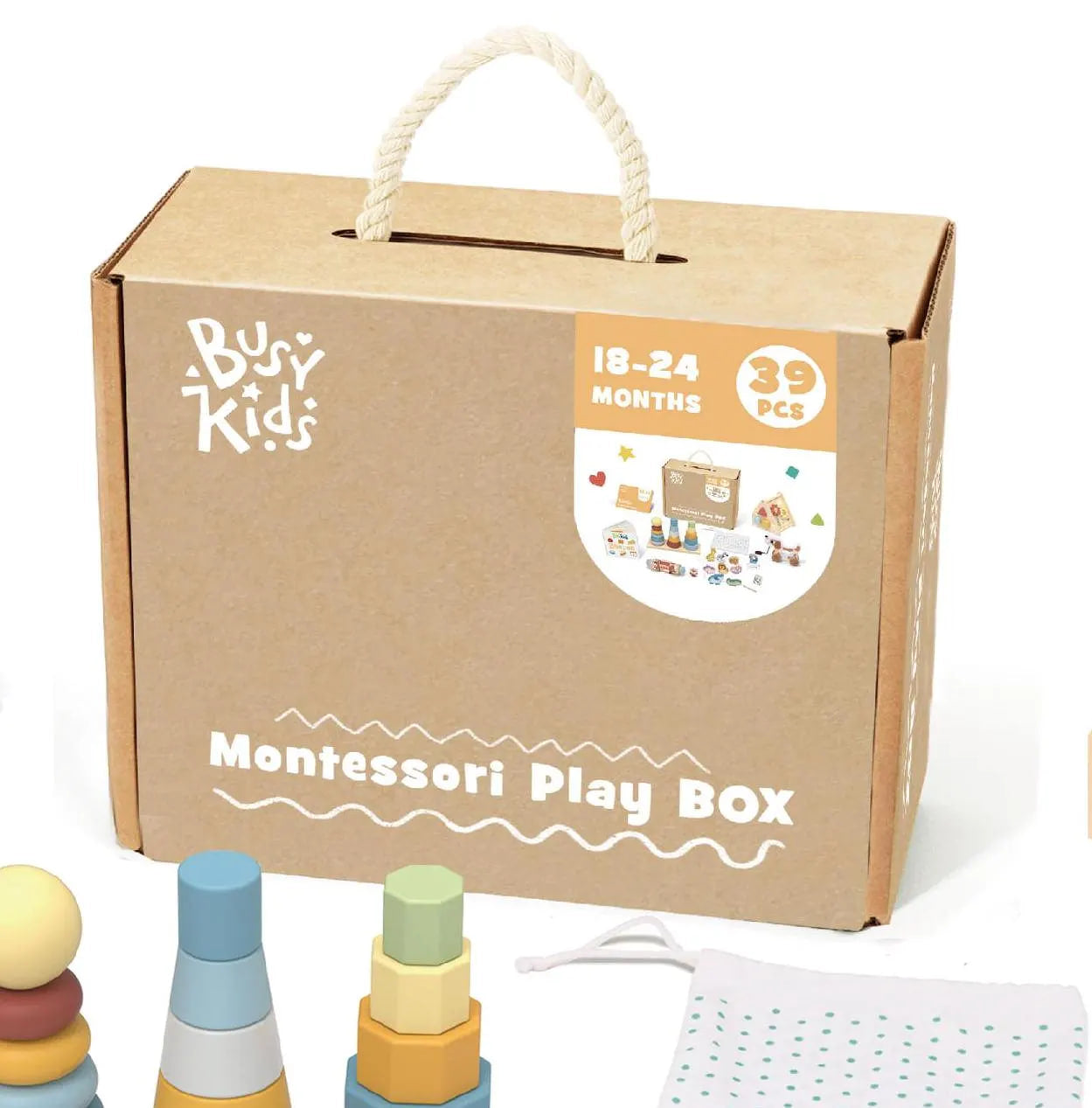 Box Giochi Montessori per bambini 18-24 mesi BusyKids –