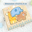 Puzzle multi-livello “Animali” BusyKids