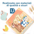 Puzzle multilivello per bambini "Fattoria" BusyKids