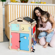 Casetta Montessori in Legno Natura e Busy Cube set
