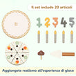 Torta in legno giocattolo per bambini BusyKids