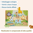 Puzzle Sorter con Animali in legno per bambini