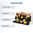 Figurine in legno Montessori "Set Foresta"