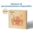 Figurine in legno Montessori "Set Foresta"