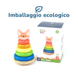 Piramide in legno per bambini "Volpina" BusyKids