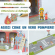 Set di gioco mobile “Caserma dei vigili del fuoco” BusyKids