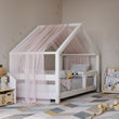 Letto per bambini a forma di casetta BusyKids MIMI-HOUSE con bordino rinforzato