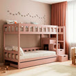 BusyKids Letto a castello TOTO-TWIN MAX con scala e spazio contenitore 200 x 90 cm