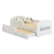 Letto per bambini LUK-MAX con letto supplementare 145 x 80 cm e materasso