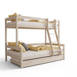 Letto a castello BusyKids LUMI con scala frontale 90 x 200 / 120 x 200 cm