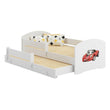 Letto per bambini LUK-MAX con letto supplementare 145 x 80 cm e materasso