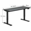 Scrivania FLEXI regolabile elettricamente in altezza 118/138 cm