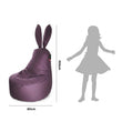 Pouf per bambini Mommy Rabbit – resistente tessuto canvas POP
