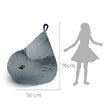 Pouf per bambini Tiny Drop – tessuto FRESH traspirante e resistente