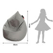 Pouf per bambini Drizzle Drop – resistente tessuto canvas POP
