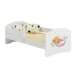 Letto per bambini LUK II con sponda di protezione - 140 x 70/160 x 80 cm