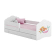 Letto per bambini FALA-ONE con barriera protettiva e cassetto contenitore