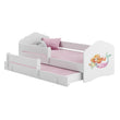 Letto per bambini FALA-MAX con letto aggiuntivo 145 x 80 cm e materasso