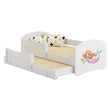 Letto per bambini LUK-MAX con letto supplementare 145 x 80 cm e materasso