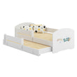 Letto per bambini LUK-MAX con letto supplementare 145 x 80 cm e materasso