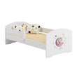 Letto per bambini LUK II con sponda di protezione - 140 x 70/160 x 80 cm