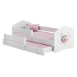 Letto per bambini FALA-MAX con letto aggiuntivo 145 x 80 cm e materasso