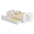 Letto per bambini LUK-MAX con letto supplementare 145 x 80 cm e materasso